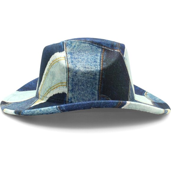 Felt Cowboy Hat Unisex Wide Brim Western Western Party Cosplay Costume - Picture 4 of 6